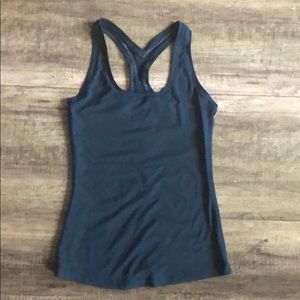 Yoga/Workout Tank with Cut Out Back